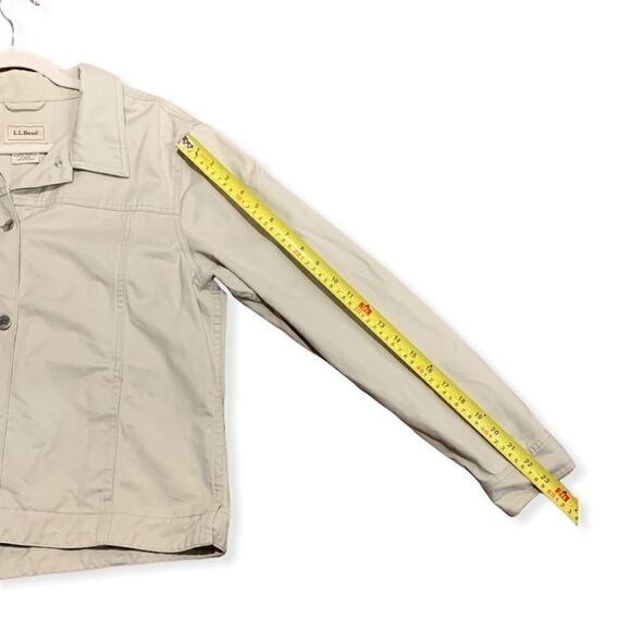 LL Bean Khaki Cotton Jacket - Picture 6 of 7